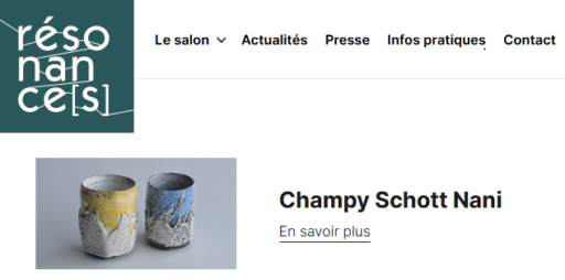 Nani Champy Schott Actualités